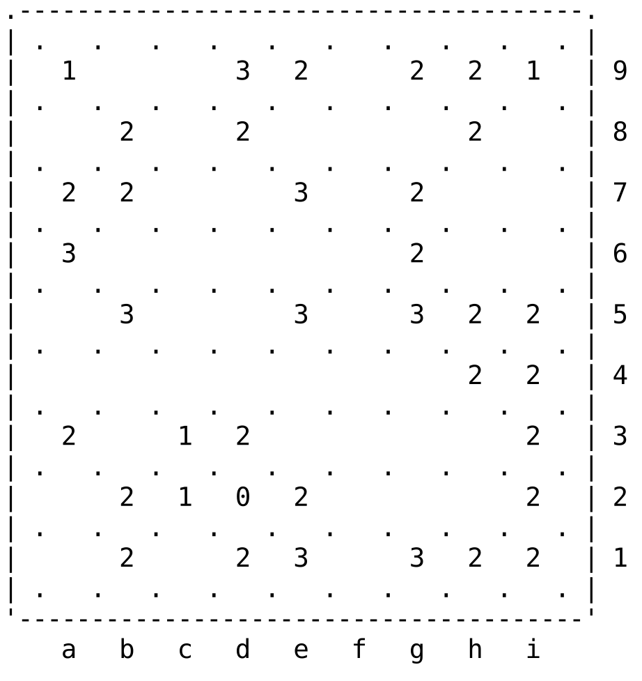 Slitherlink 9x9