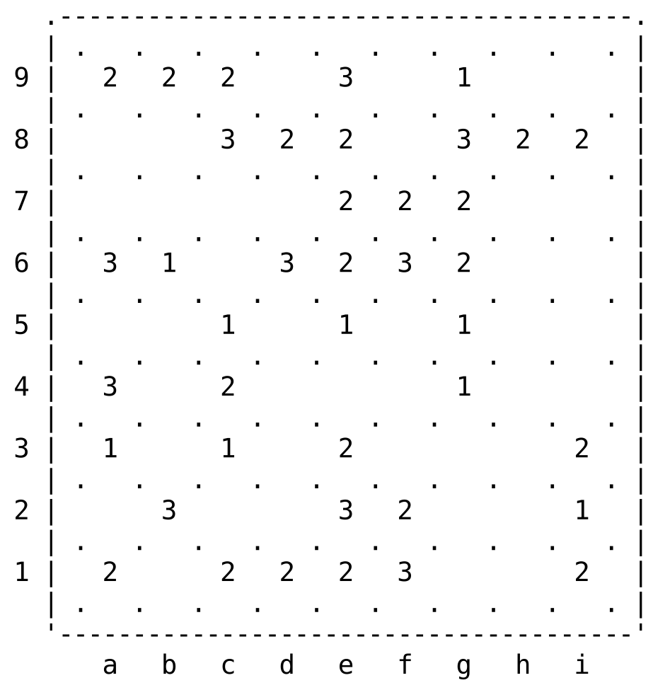 Slitherlink 9x9