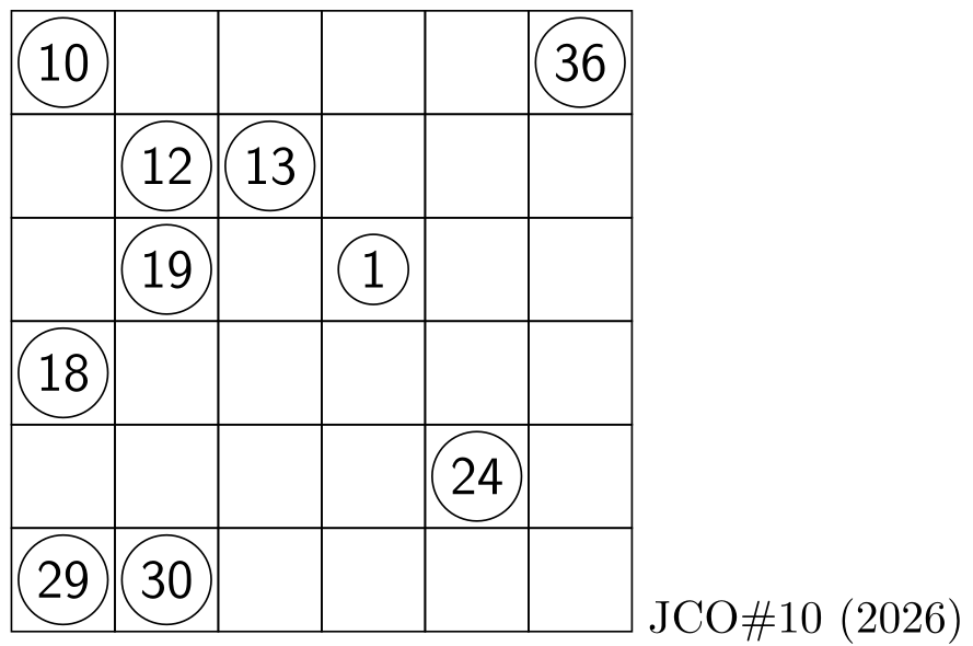 Hidoku Puzzle