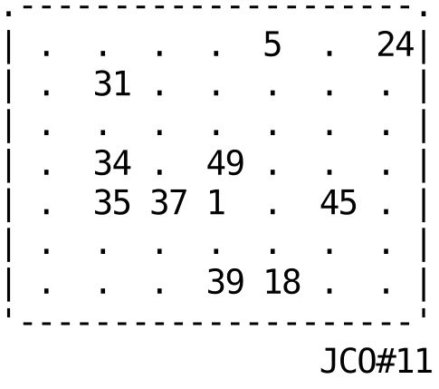 Hidoku Puzzle