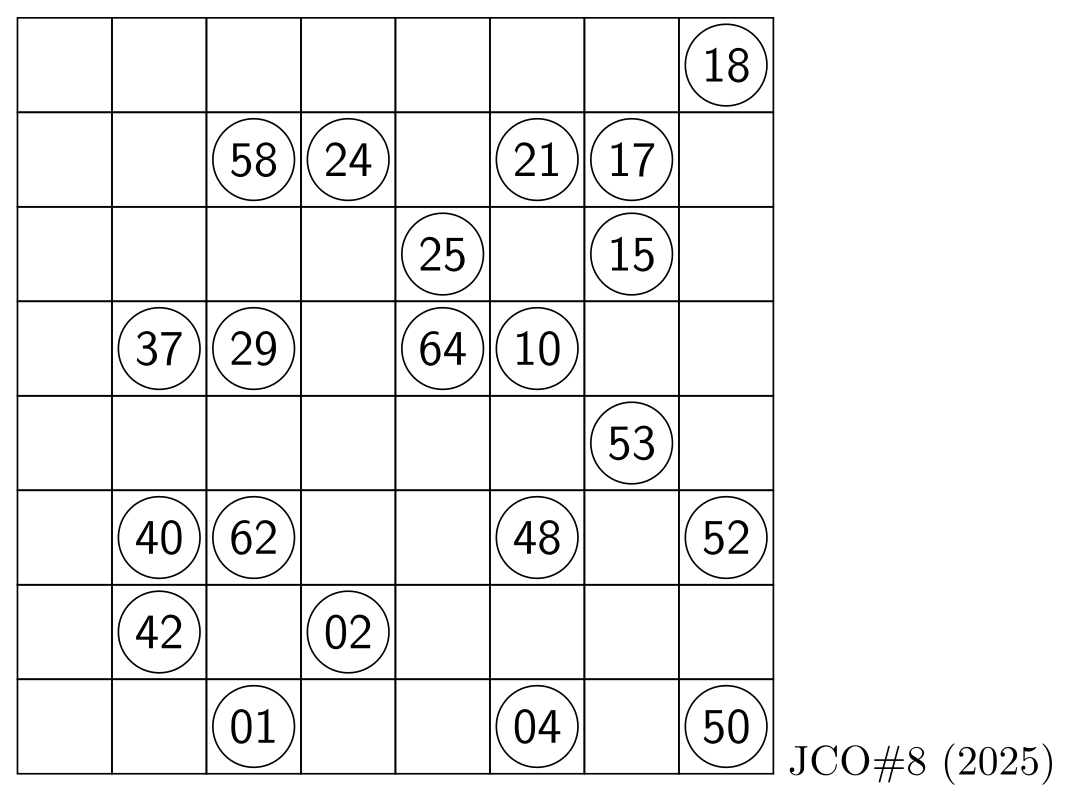 Hidoku Puzzle